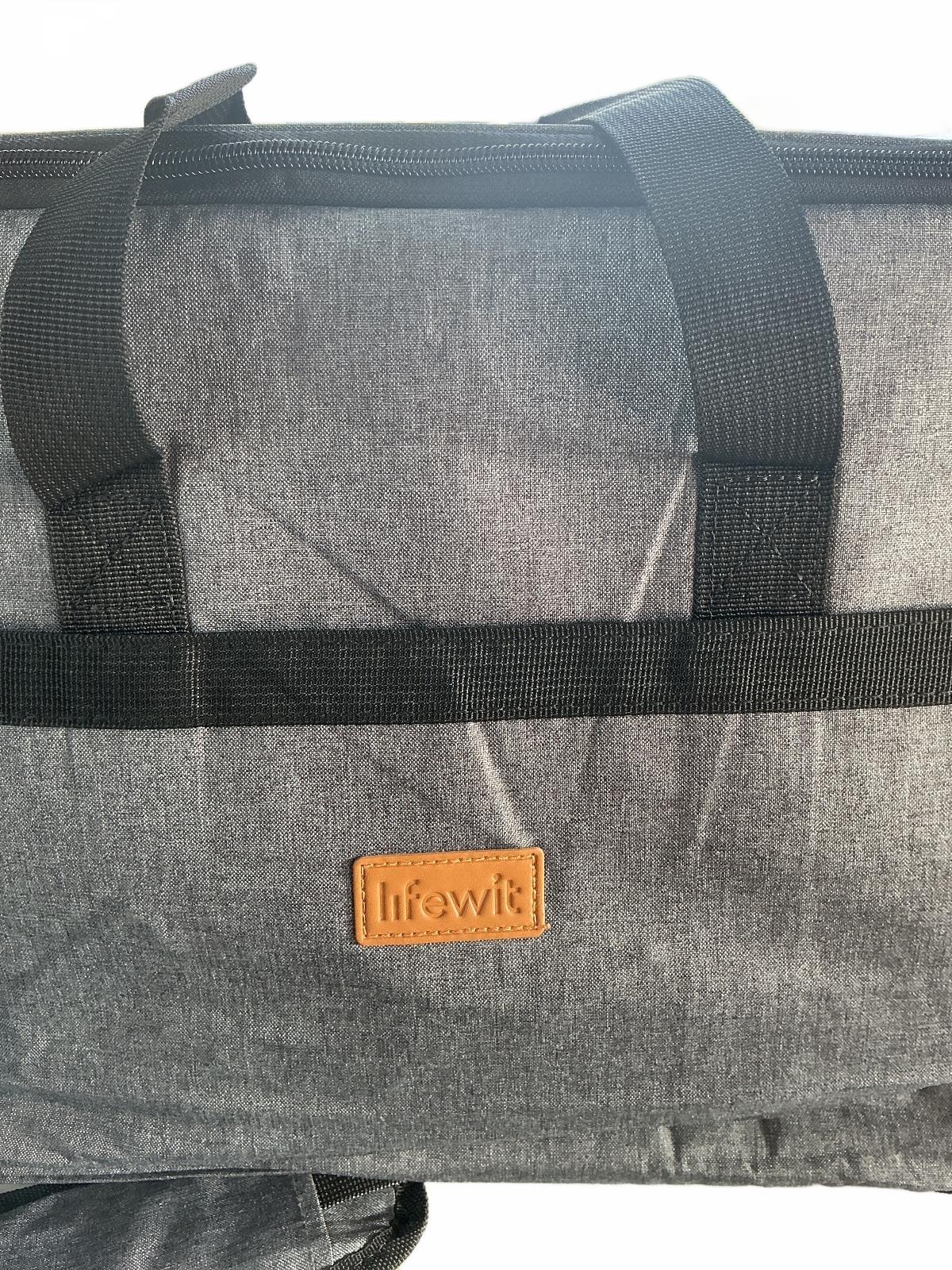 Lifewit Large Insulated Cooler Bag Grey 40L Capacity/30 Cans