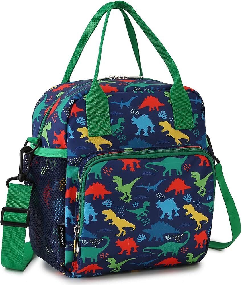 Rmulo Kids Dinosaur Print Backpack Changing Bag Unisex Multi-Colour Large