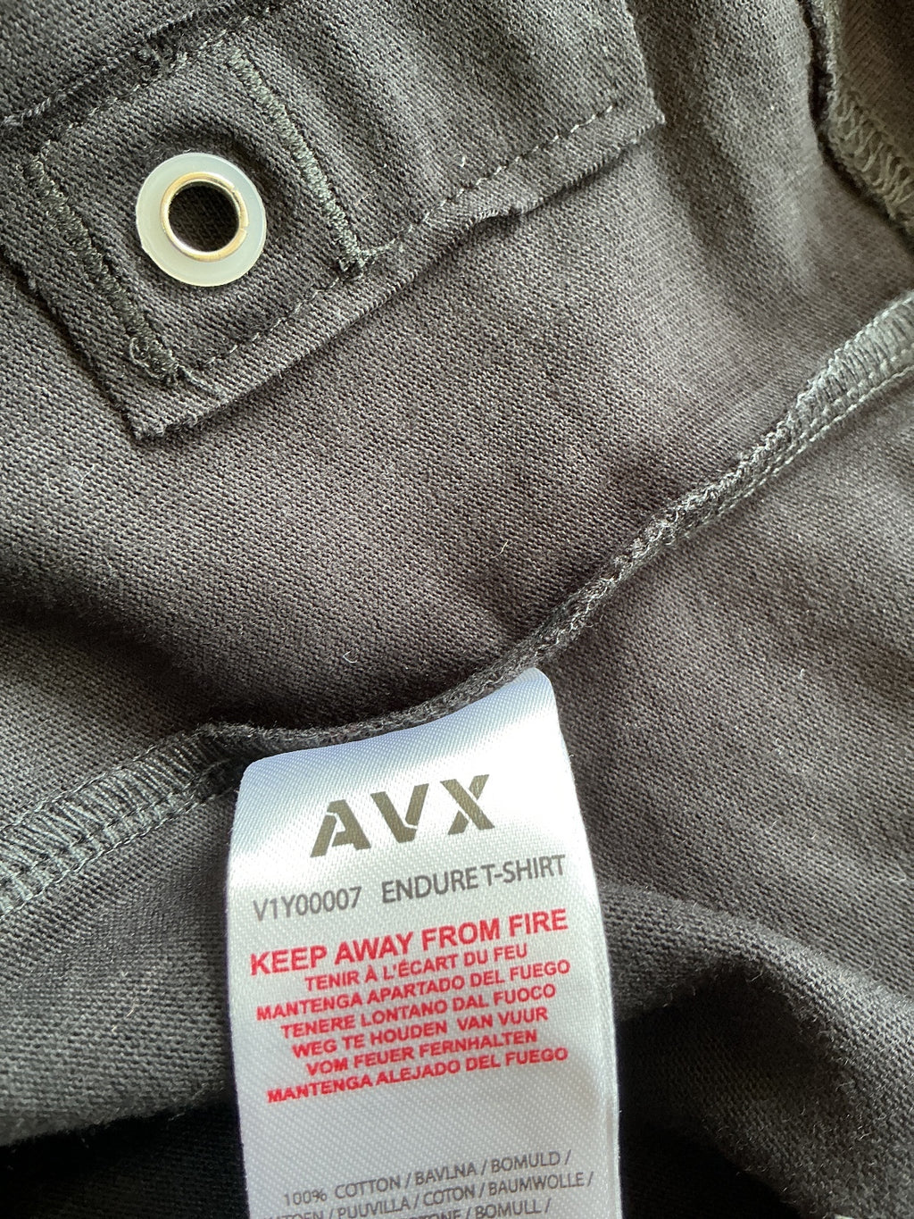 Avirex Dept AVX Black Oversized T-Shirt Size Regular L Casual Streetwear
