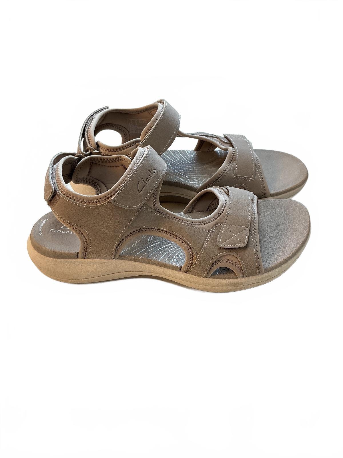 Clarks Mira Bay Stone Sandals Size 6D Uk Comfortable