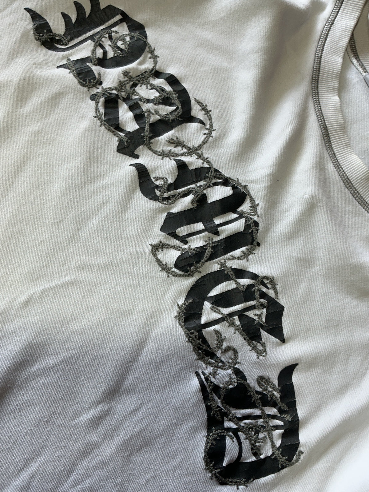 Named Collective White Graphic T-Shirt Small/Medium Casual Wear