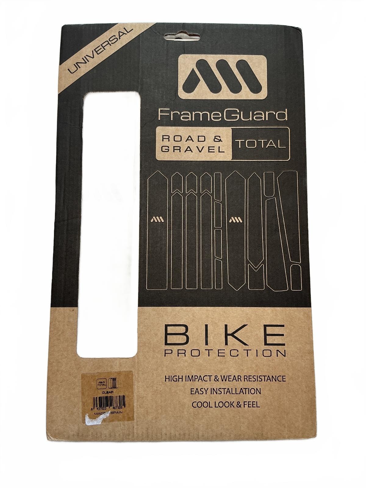 AMS FrameGuard Bike Protection Kit Clear Universal Size