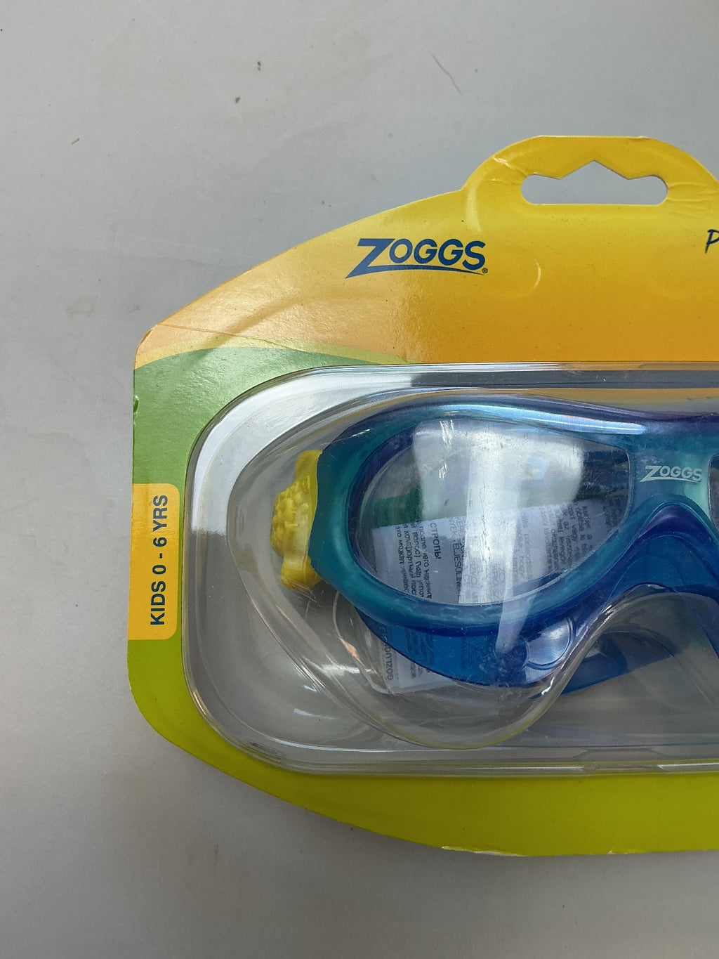 *NEW* Zoggs Phantom Kids Mask Swimming Goggles Size 0-6 Years Blue