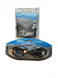 Zoggs Phantom 2.0 Black Grey Clear Swimming Goggles With Black Cap