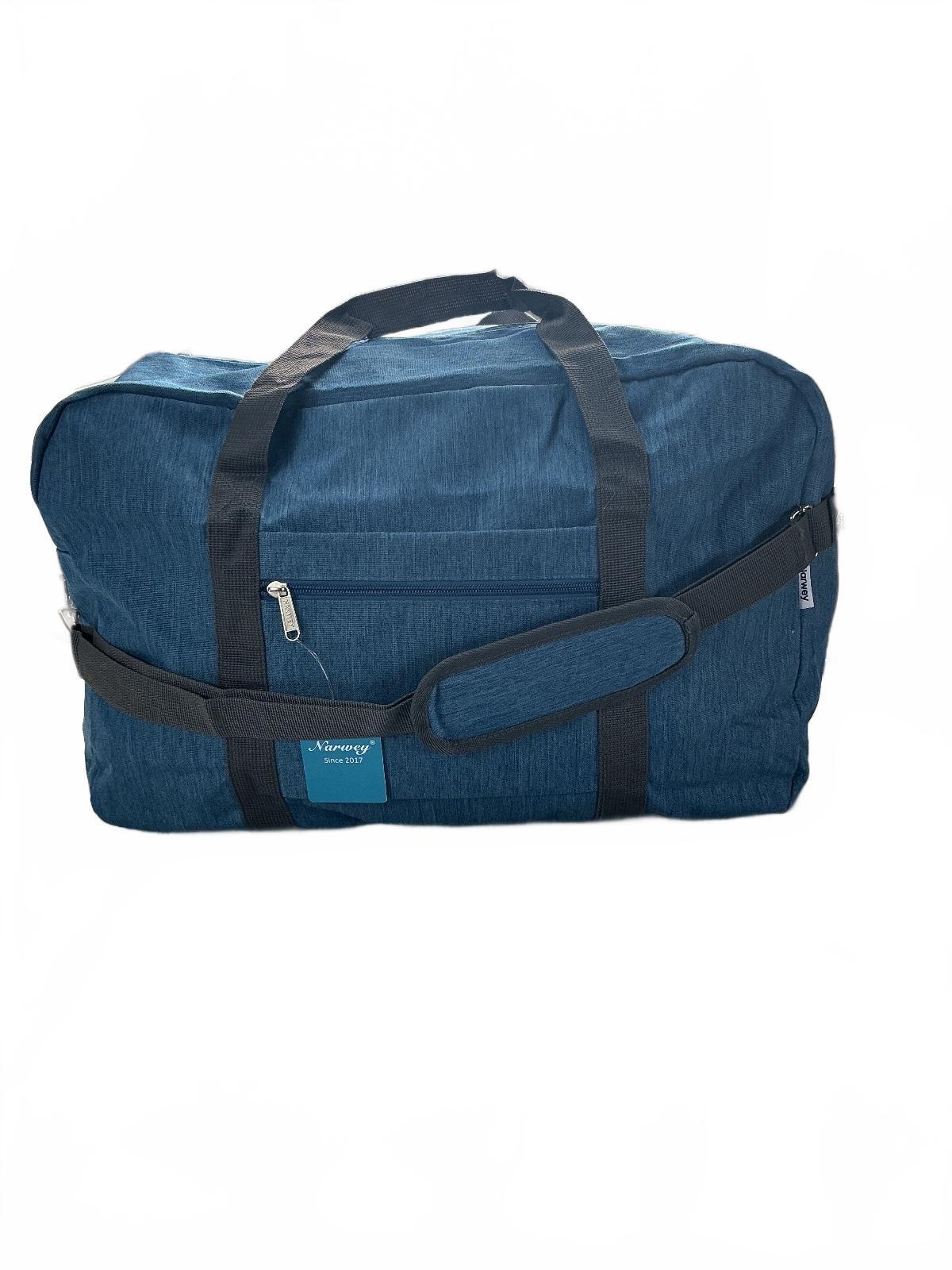 Narwey Navy Blue Large Travel Bag with Shoulder Strap Ryanair Friendly