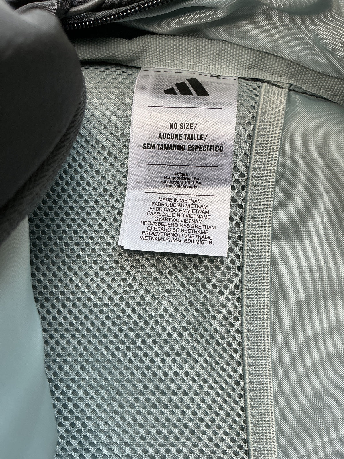 Adidas Backpack Must Haves Lightweight Durable Black Grey NWT