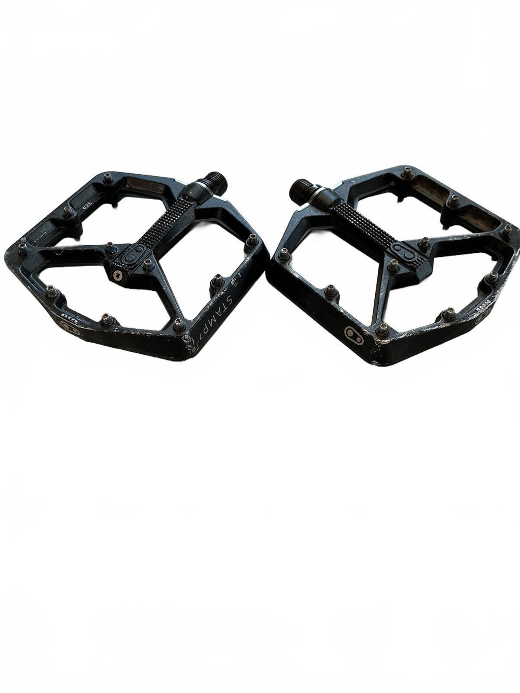 Preloved Crank Brothers Stamp 7 Bicycle Pedals Flat Platform Pedals