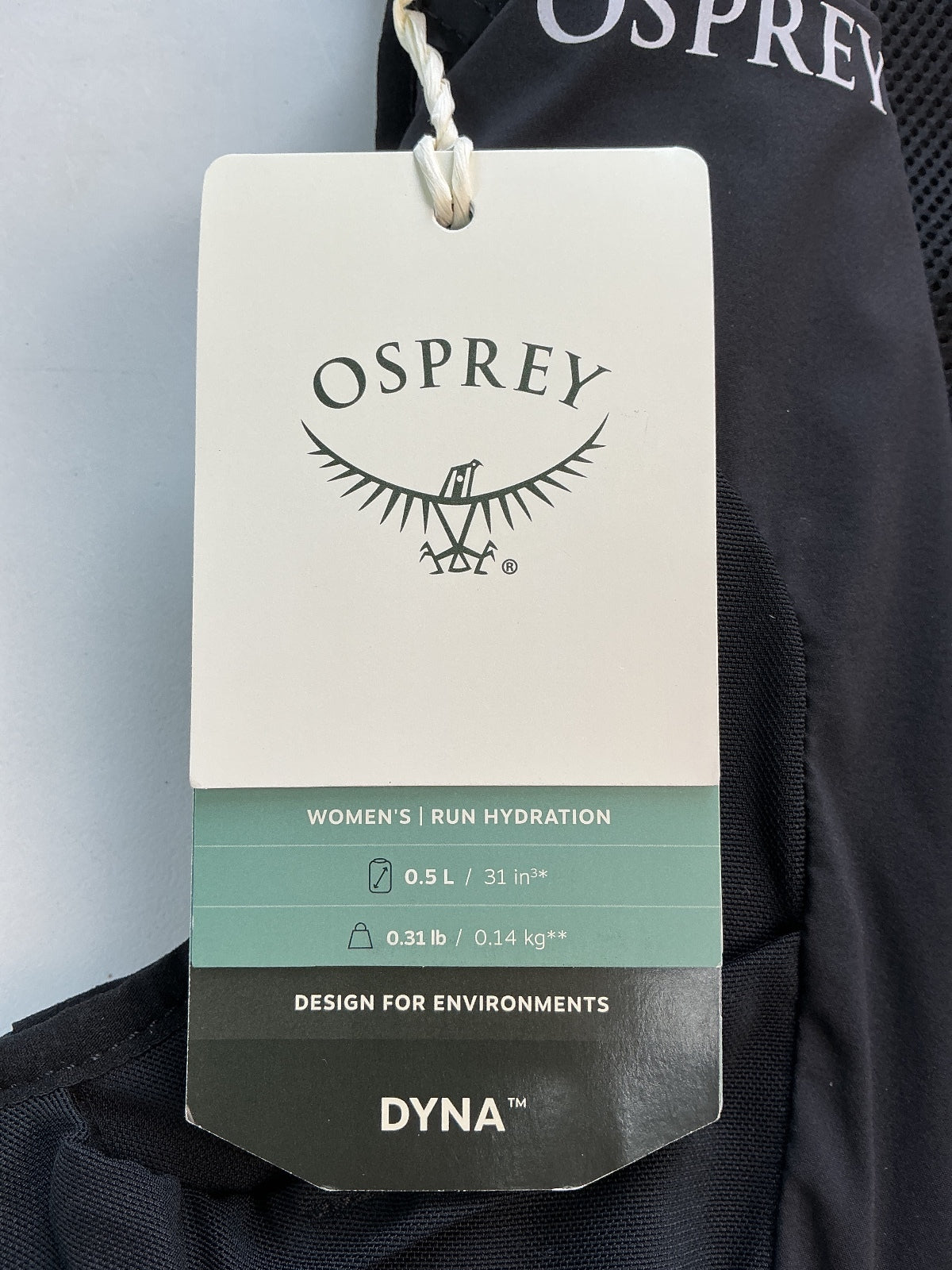 Osprey Dyna LT Women's WS Black Hydration Running Vest with Two Flask Pockets