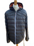 Trespass Whitman II Male Down Jacket Black/Rust XXL Warm Hooded Coat