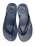 FitFlop IQushion Ergonomic Flip-Flops UK 5 Midnight Navy Comfortable Sandals