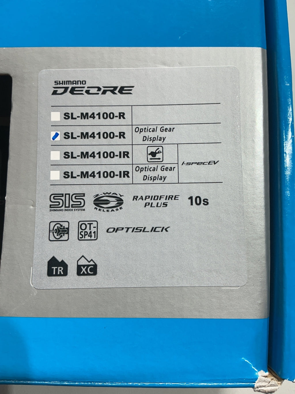 *NEW* Shimano Deore SL-M4100-R RAPIDFIRE 10-Speed Shifting Lever Black