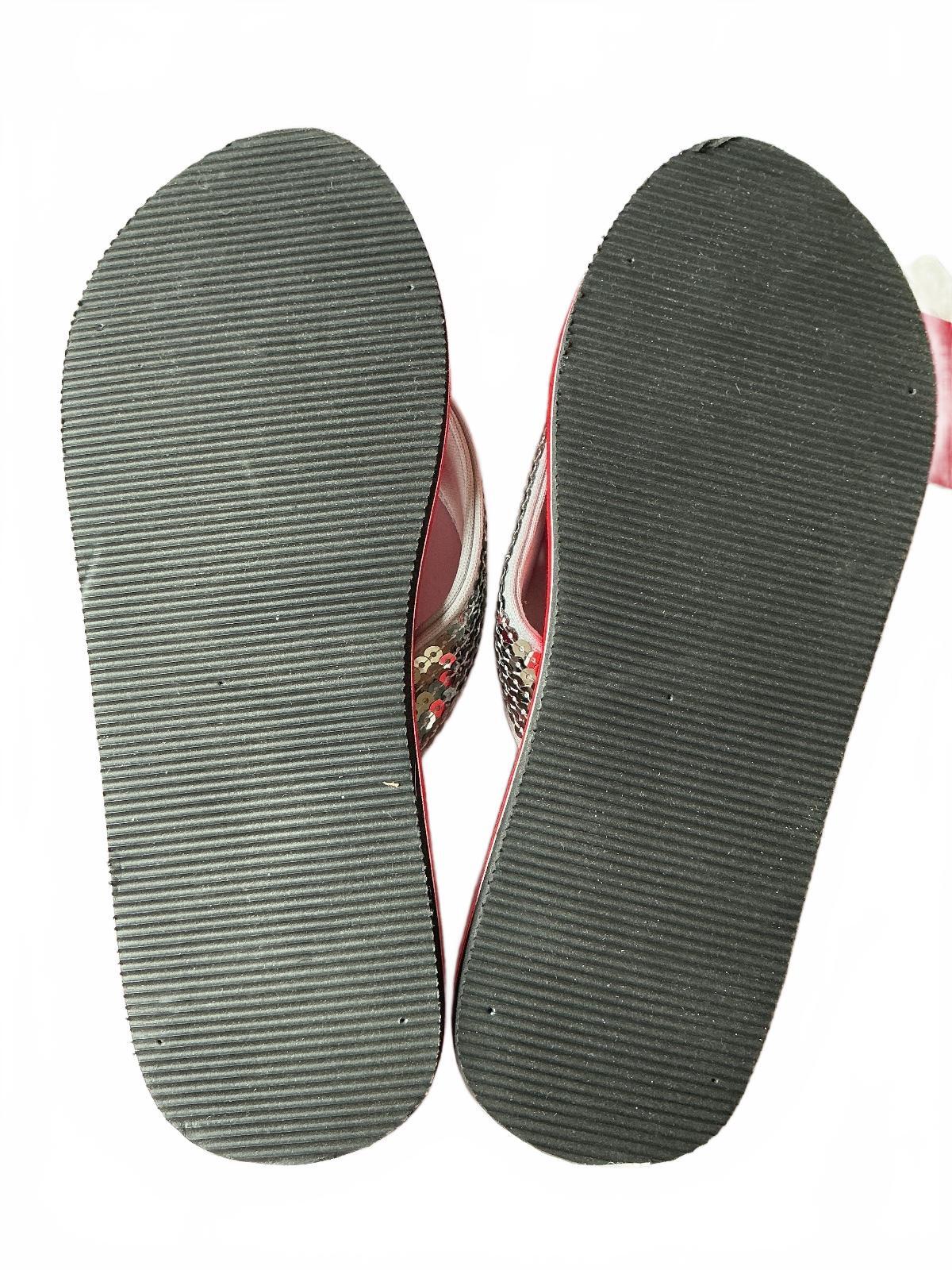 FOCO Women's Size 4-5Uk Ohio State Red Flip Flop Sandals