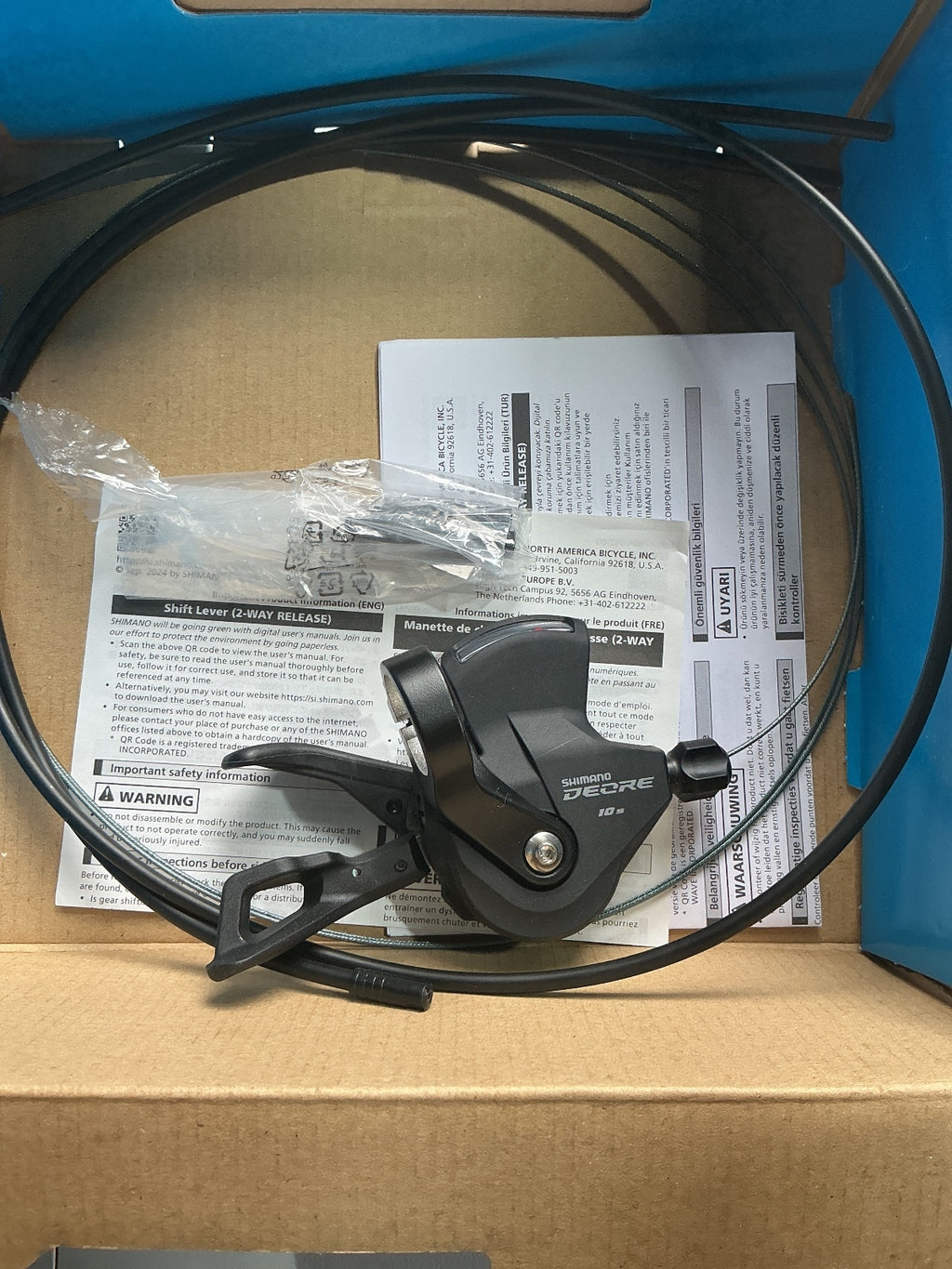 *NEW* Shimano Deore SL-M4100-R RAPIDFIRE 10-Speed Shifting Lever Black