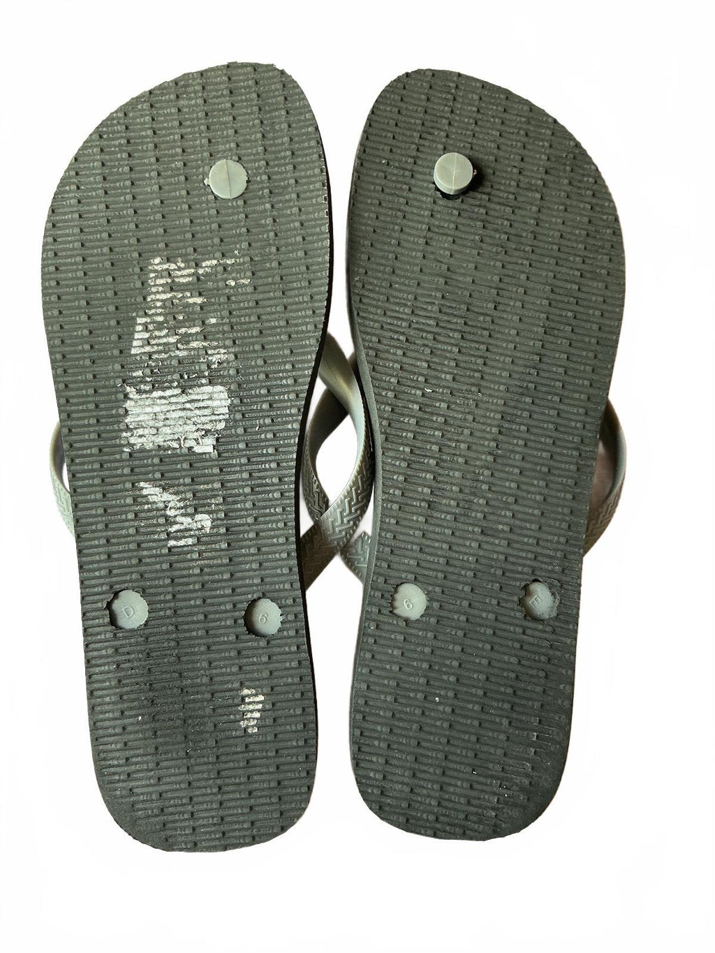 Havaianas Grey Flip Flop Sandals Size 9-10 Uk Comfortable