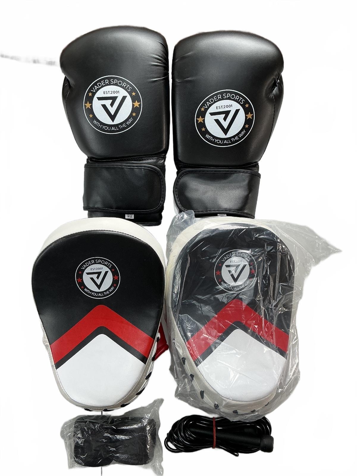 Vader Sports Boxing Gloves and Pads Set Size 14oz