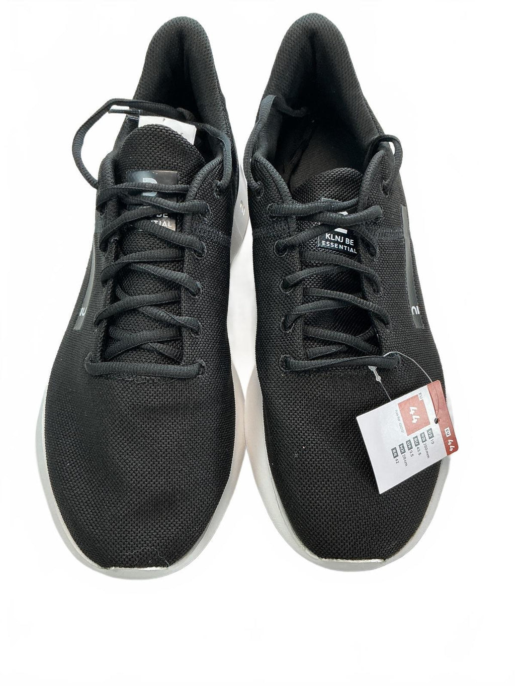 KLNJ BE Essential Black Trainer Shoes Size 9.5 Lightweight Comfort
