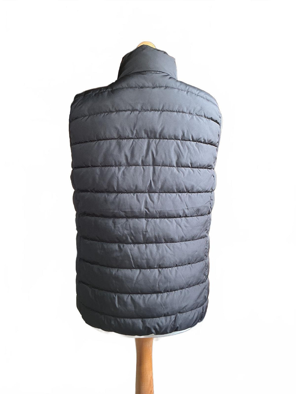 boohooMAN Men's Black Puffer Gilet Jacket Size M Warm Lightweight Vest