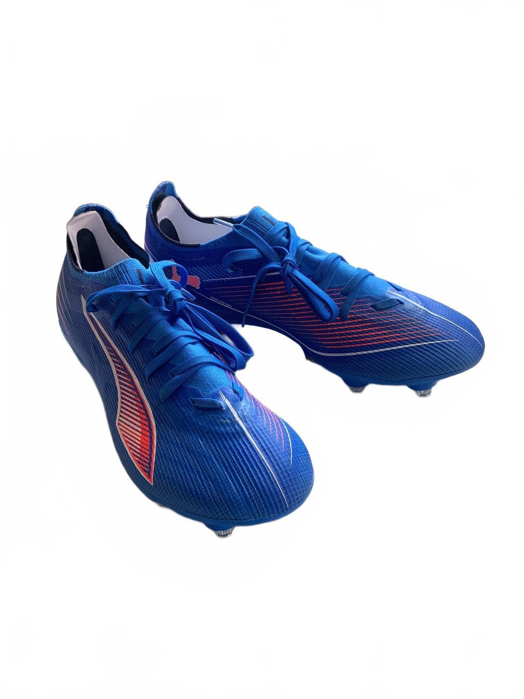 Puma Ultra 6 Match MxSG Football Boots Size UK 6.5 EUR 40.5 Blue Red