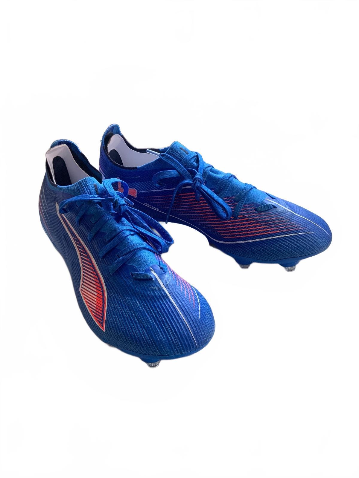 Puma Ultra 6 Match MxSG Football Boots Size UK 6.5 EUR 40.5 Blue Red