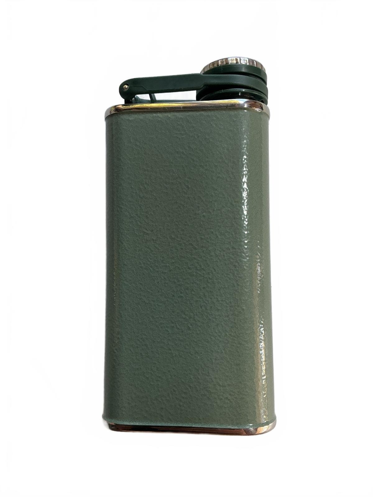 Stanley 8oz/236ml Classic Green Metal Flask Durable and Portable