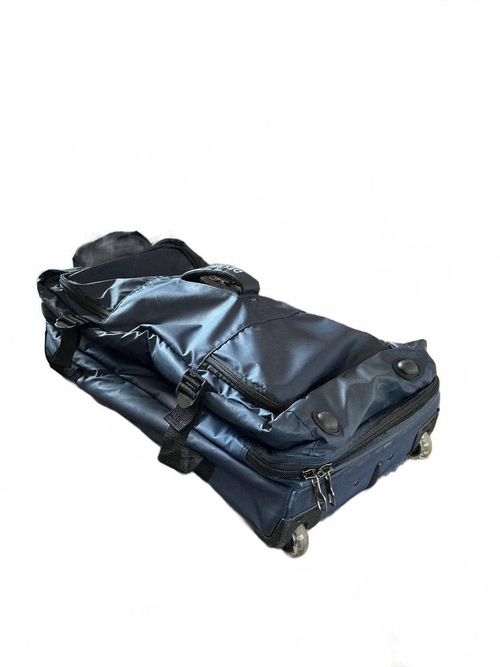 Delsey Large Navy Blue Wheeled Travel Bag with Multiple Handles XL