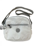 Kipling Keeffe Crossbody Bag Women White Adjustable Strap Lightweight