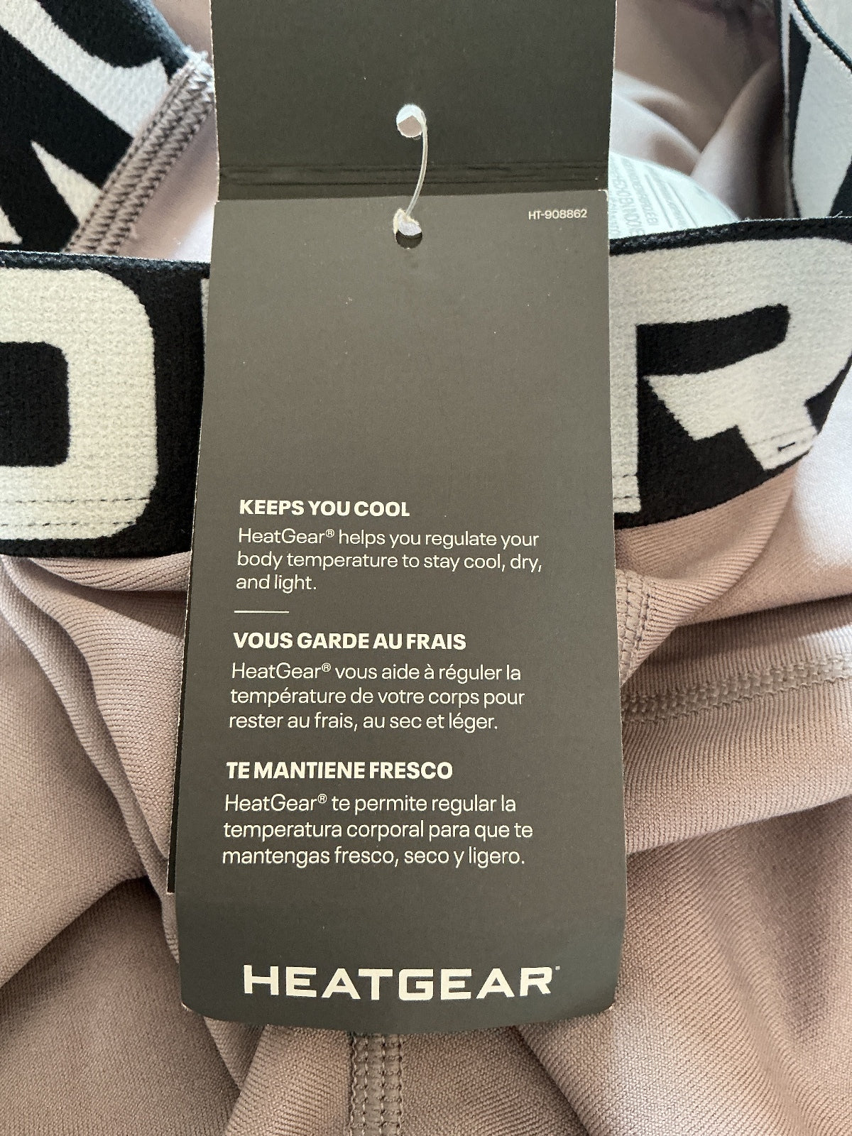 *NEW* Under Armour HeatGear Grey Mid Rise Full Length Leggings Size M