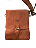 Oxford Chariot Luxury Bespoke Leather Messenger Bag Brown Vintage Patina