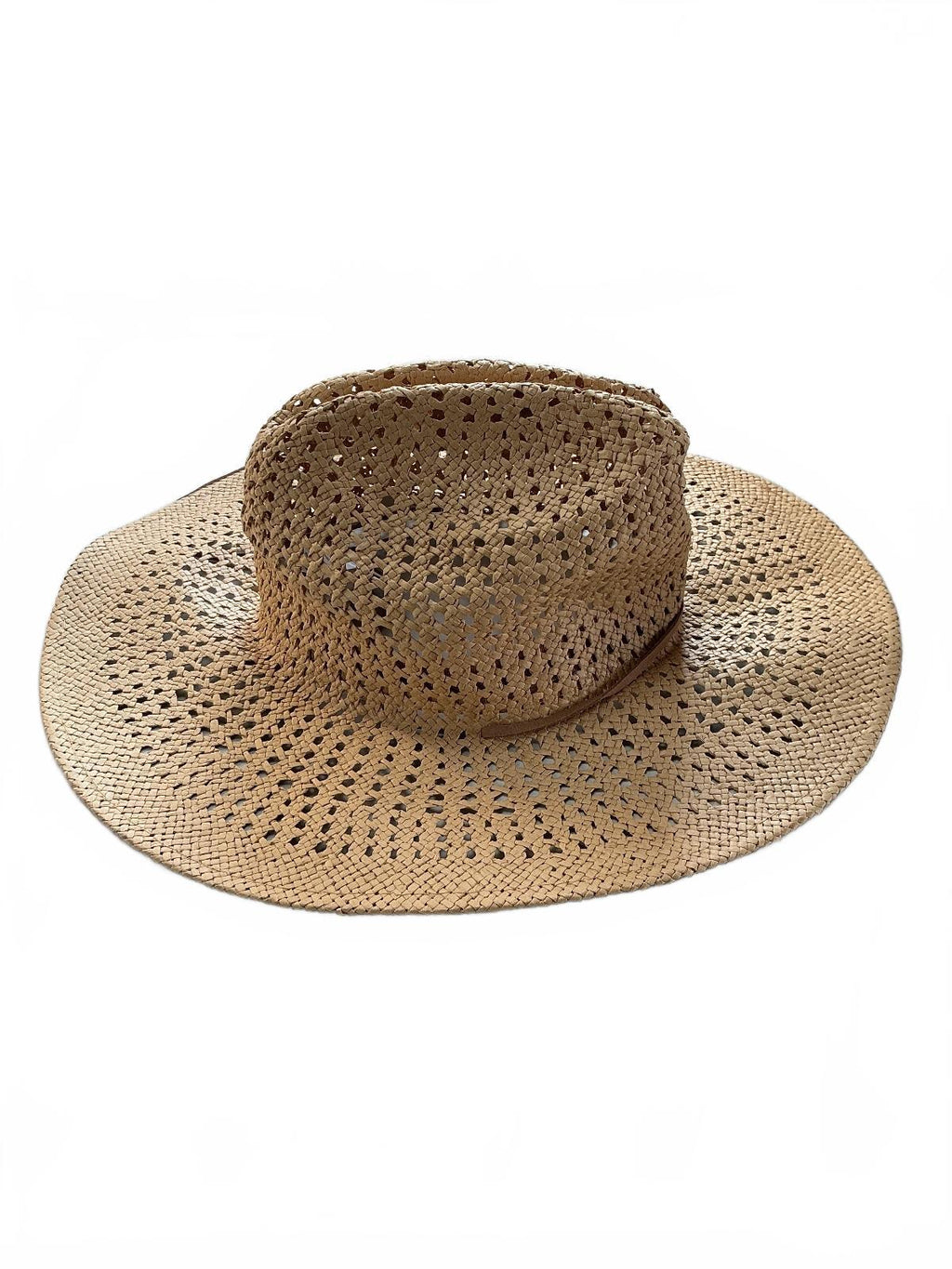 Barbour Gabby Natural Fedora Hat Medium M
