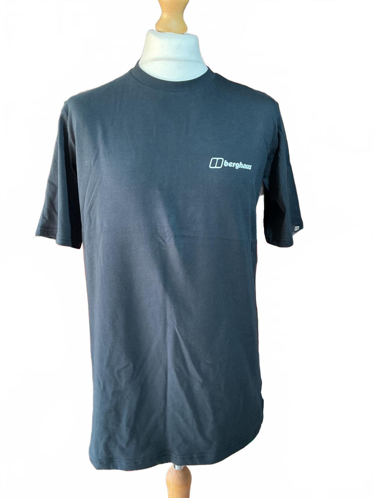 Berghaus Black Mini Silhouette T-Shirt Size XL Casual Outdoor Tee