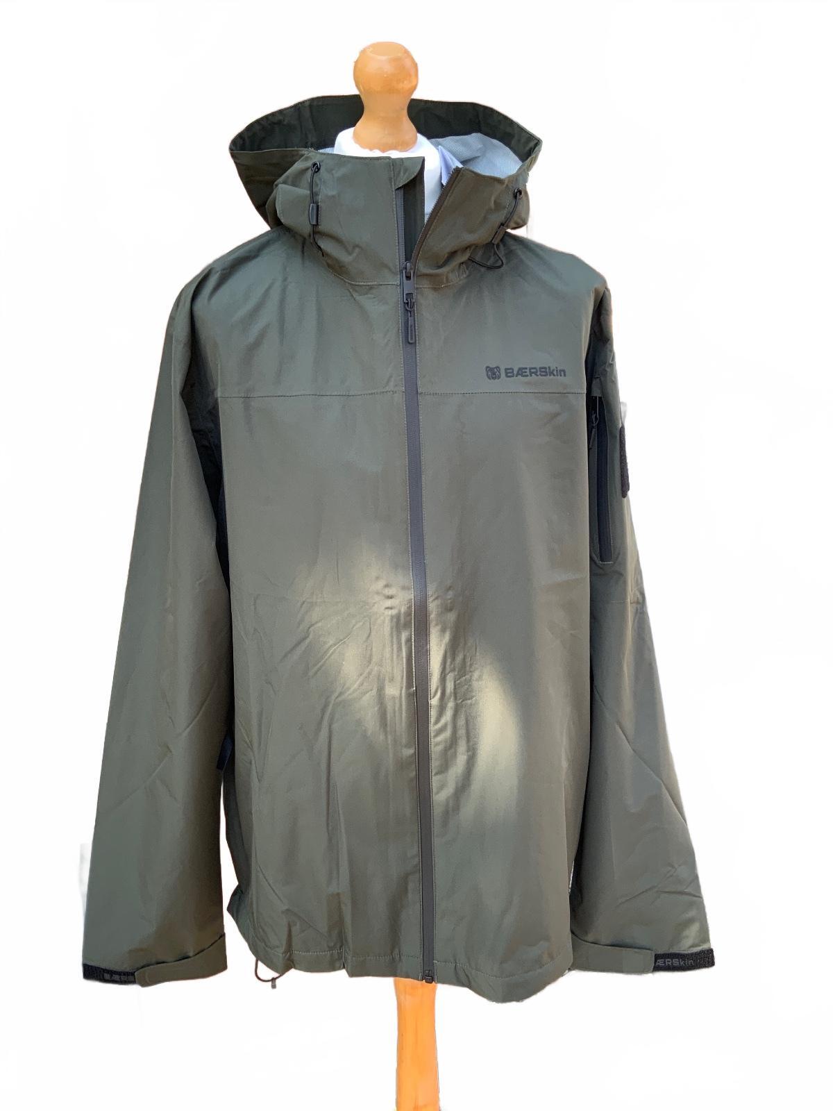 BAERSkin XL Heavy-Storm Waterproof Rain Jacket 2.0 in Hunter Green