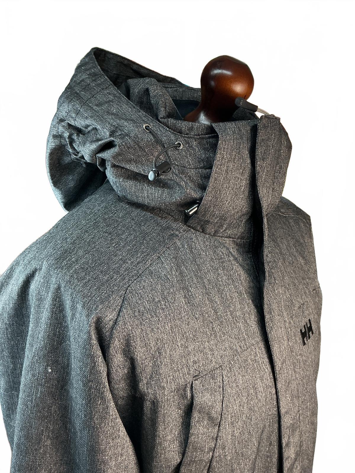 Helly Hansen Hellytech Men's S Charcoal Hooded Waterproof Insulated Winter Coat