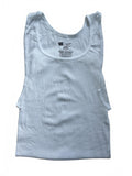 Six Pack Hanes ComfortSoft White Tank Top Vest Size L/G Large