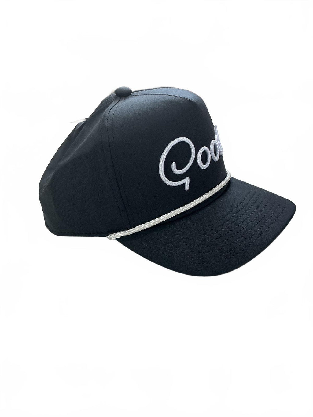 *NEW* Good Good Hole in One Rope Black Snapback Cap Size Adjustable