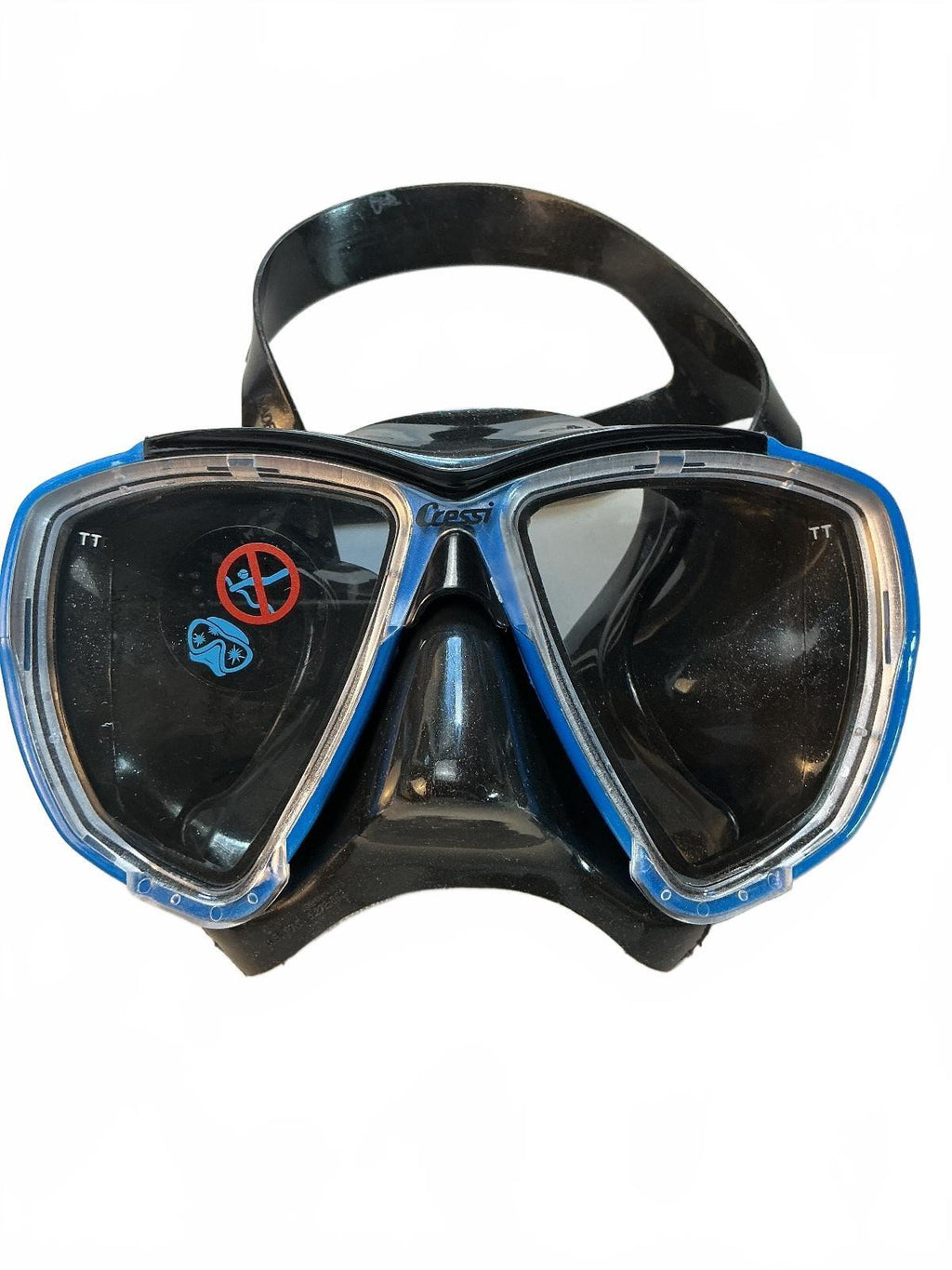 Cressi Adult Snorkeling Big Eyes Mask and Alpha UD Snorkel Combo
