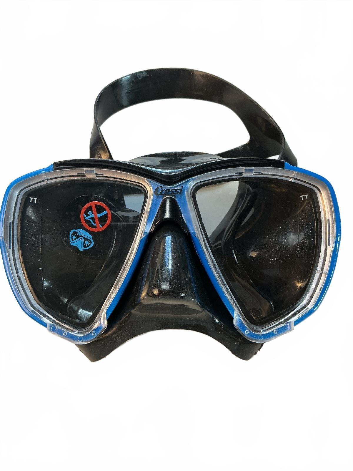 Cressi Adult Snorkeling Big Eyes Mask and Alpha UD Snorkel Combo