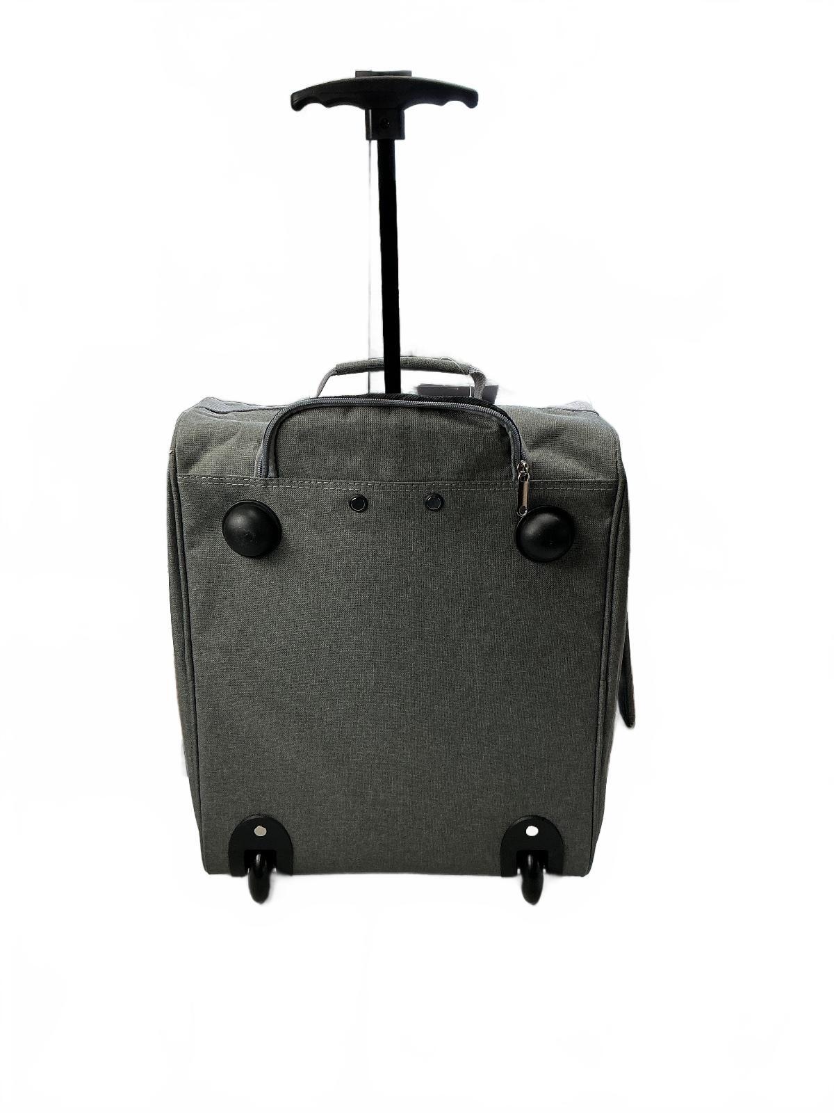 LUGG Cabin Bag Lightweight Durable 45x36x20cm Grey New