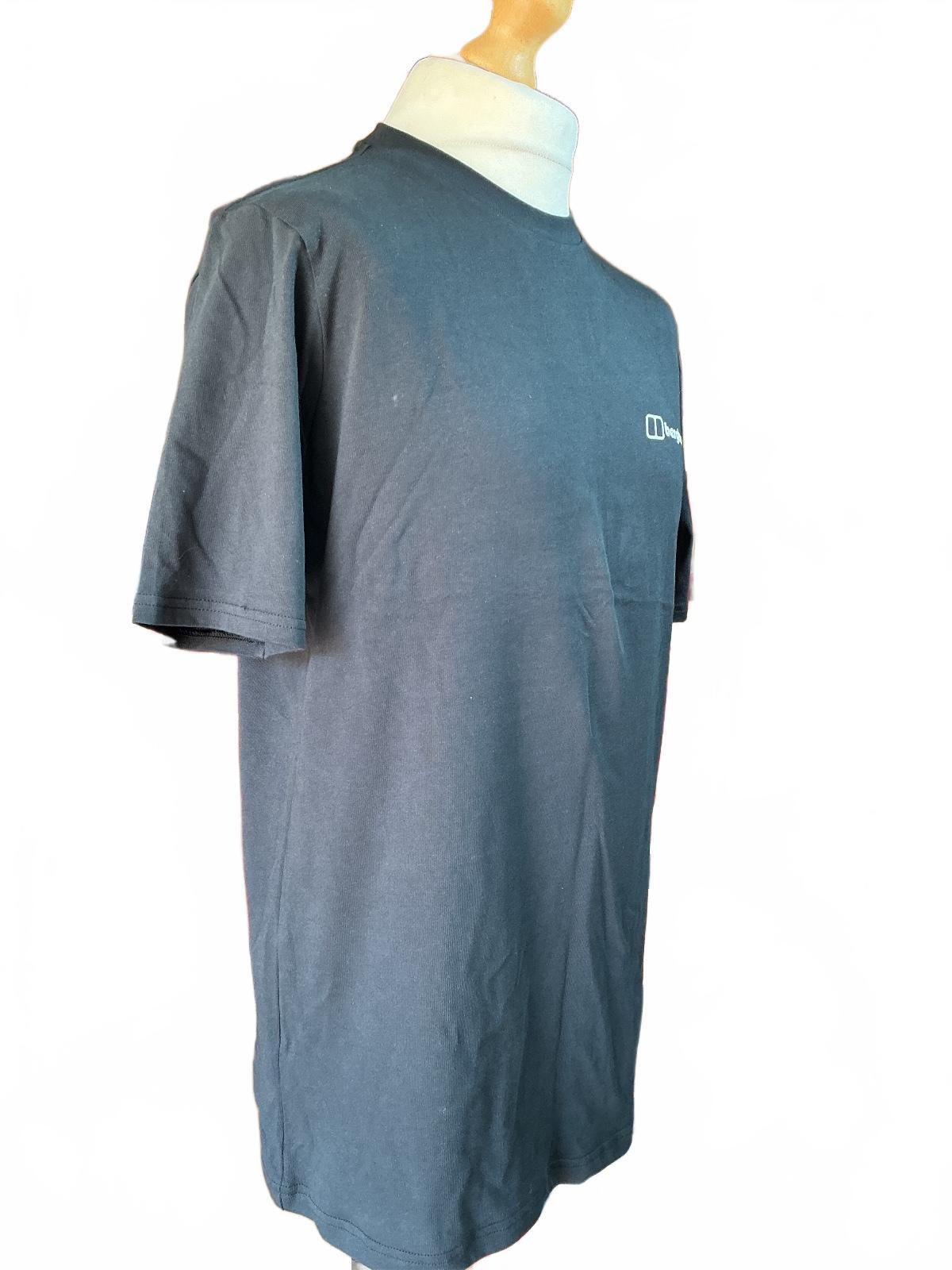 Berghaus Black Mini Silhouette T-Shirt Size XL Casual Outdoor Tee