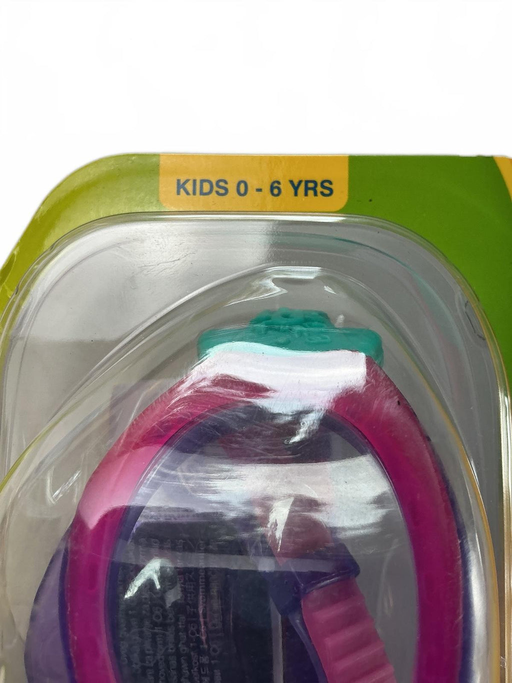 Zoggs Phantom Kids Mask Pink Violet Clear Size 0-6 Yrs
