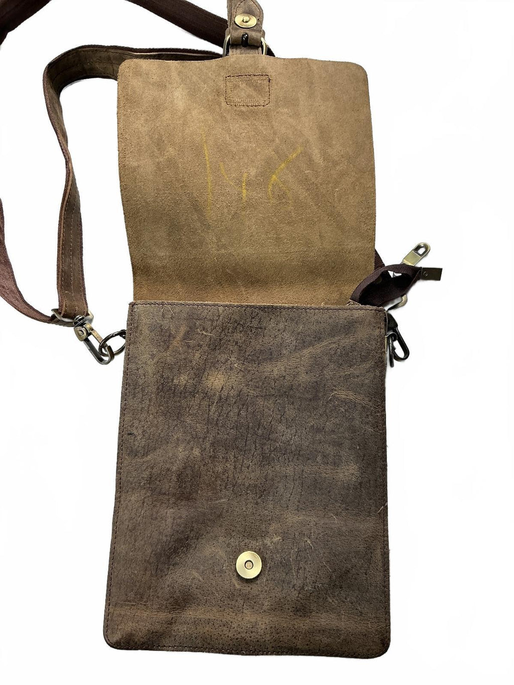 Oxford Chariot Bespoke Luxury Leather Crossbody Bag Brown Vintage Style