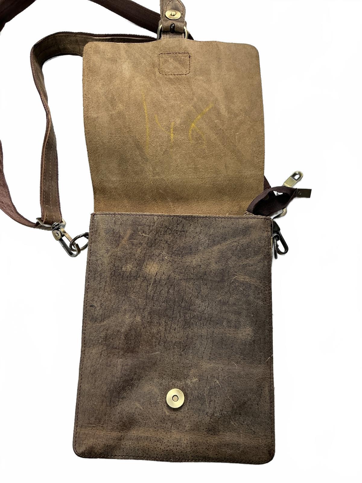 Oxford Chariot Bespoke Luxury Leather Crossbody Bag Brown Vintage Style