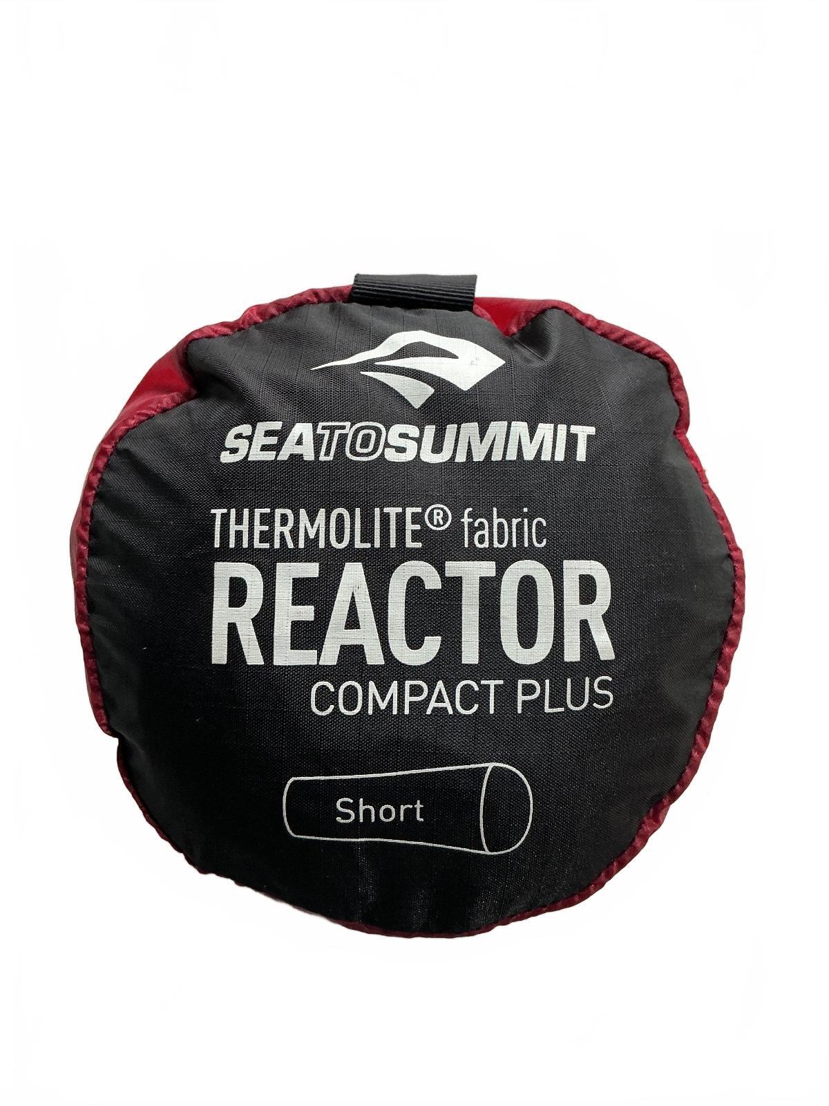 Sea to Summit Reactor Compact Plus Sleeping Bag Short Size Thermal Red