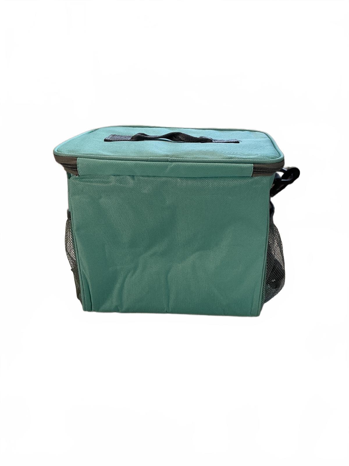 Portable Soft-Sided Cooler Lunch Bag Aqua Blue Insulated Lunch Box with Handle