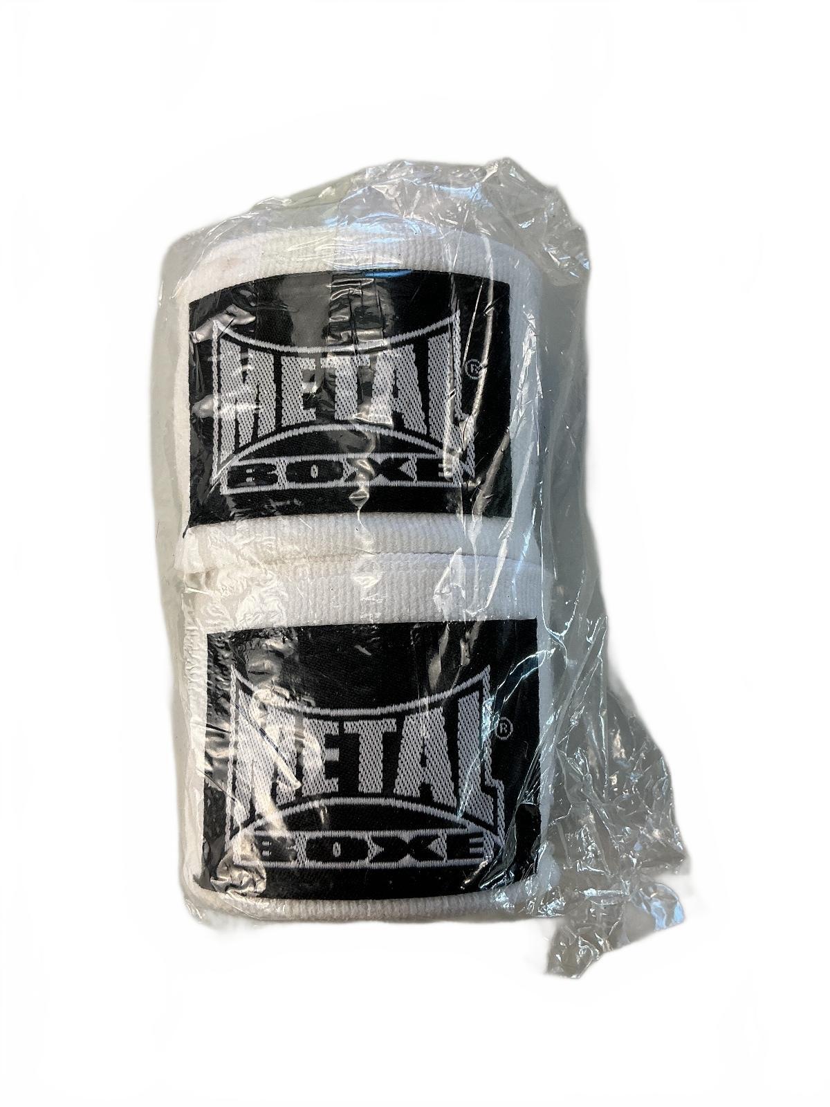 Metal Boxe Hand Wraps Unisex 4m White Training Bandages