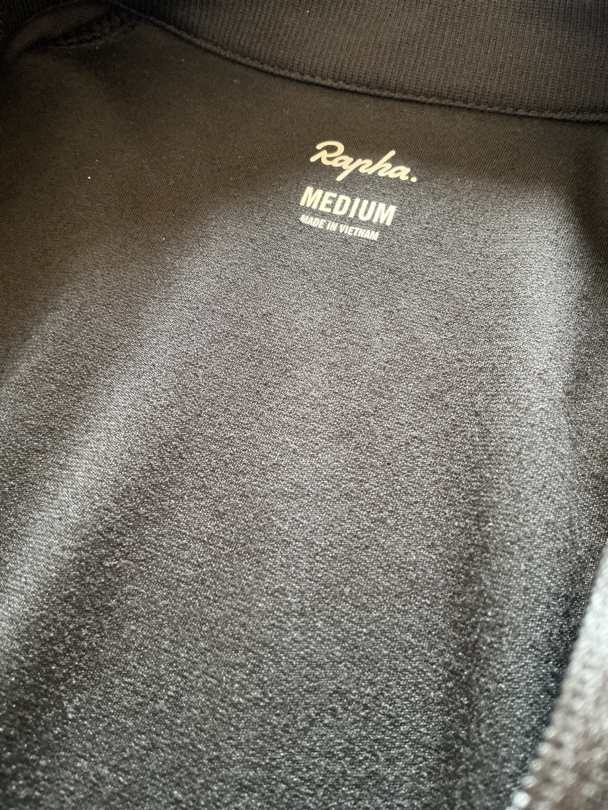 Rapha Ladies Black Long Sleeve Cycling Jersey Size Regular M Comfortable Fit