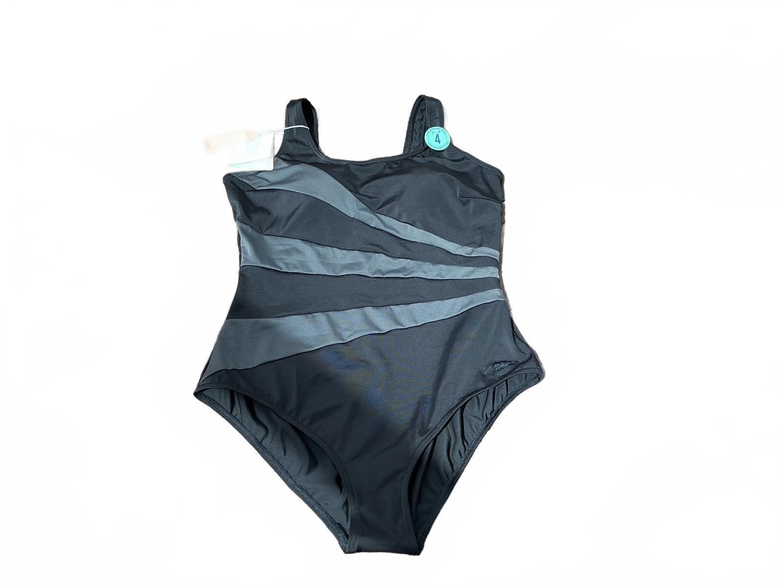 Zoggs Black High Support Swimsuit Size 16