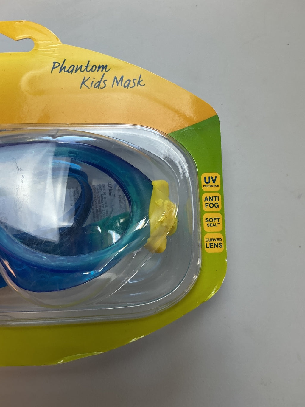 *NEW* Zoggs Phantom Kids Mask Swimming Goggles Size 0-6 Years Blue