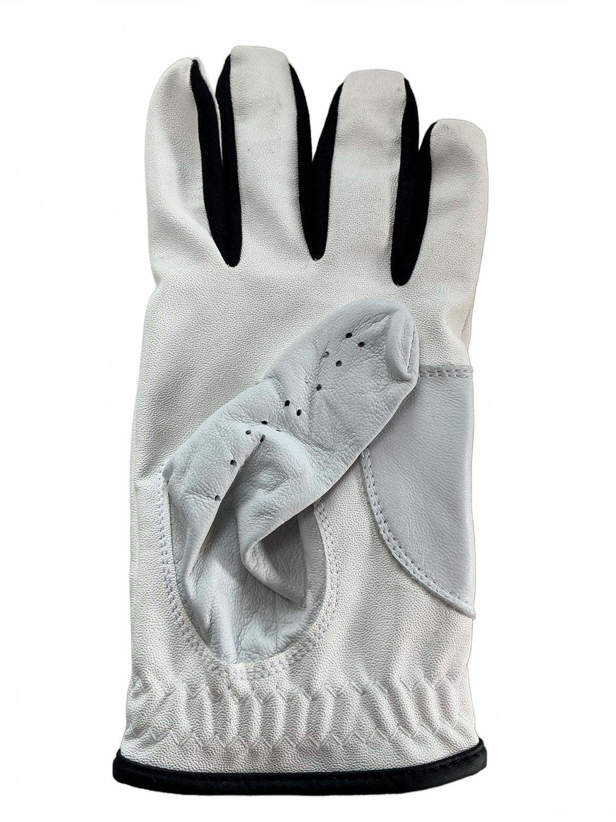 5 Generic Golf Gloves Size M/L White Black 5 Pack