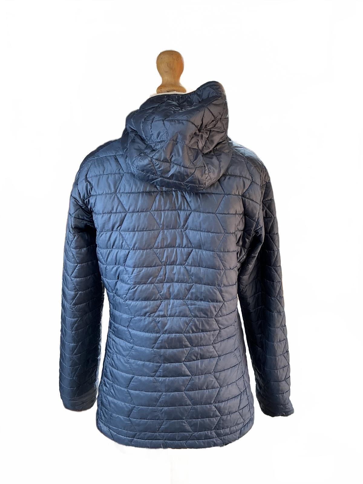 Berghaus Hydroloft Pertex Women's Jacket UK 14 Navy Insulated Hooded Warm