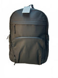 John Lewis Rubberised Backpack Unisex Black Durable